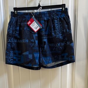 Helly Hansen Men's Graphic Blue Swim Trunks